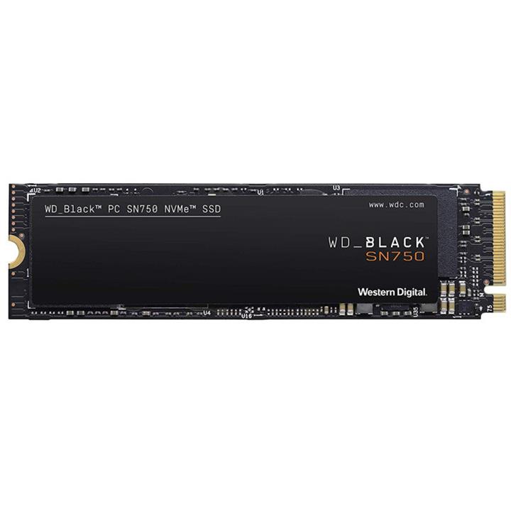 حافظه SSD وسترن دیجیتال مدل BLACK SN750 NVME ظرفیت 500 گیگابایت Western Digital BLACK SN750 NVME SSD Drive - 500GB